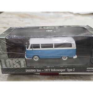Greenlight Hollywood Lost Dharma Van 1971 Volkswagen Type 2 Green Machine CHASE